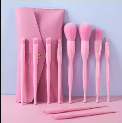 Roslet10 PCs Professional Makeup Brush Set, Premium Makeup Brushes for Foundation Blending Blush Concealer Eye Shadow