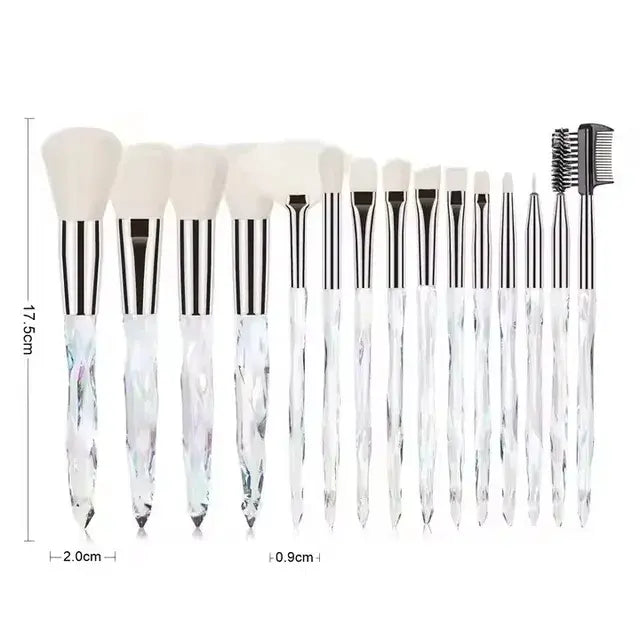 ROSLET Creative Artist 15-Piece Makeup Brush Set India - Professional Storage Case for Creative Makeup