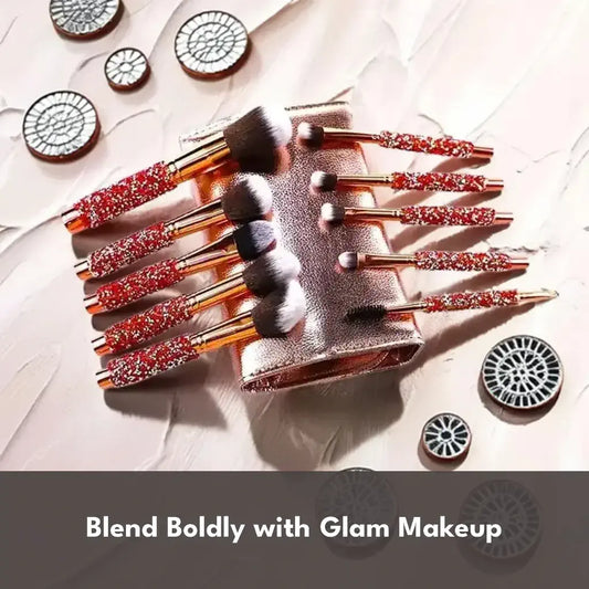 ROSLET soft 10-piece diamond-studded brush set India
