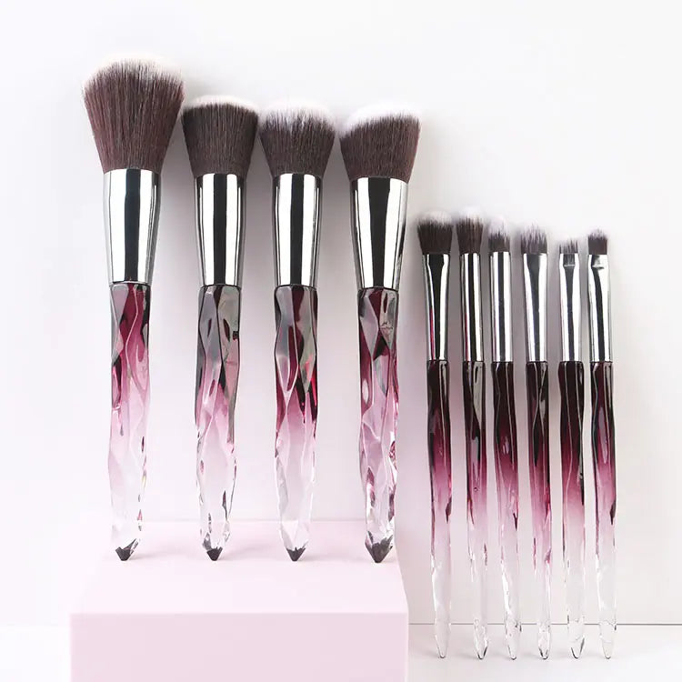 ROSLET crystal transparent handle luxurious brush set India