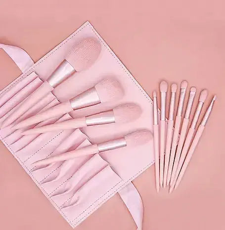 Roslet 11 PCs MUA makeup brush set professional premium with all in one brushes (pack of 11) Roslet