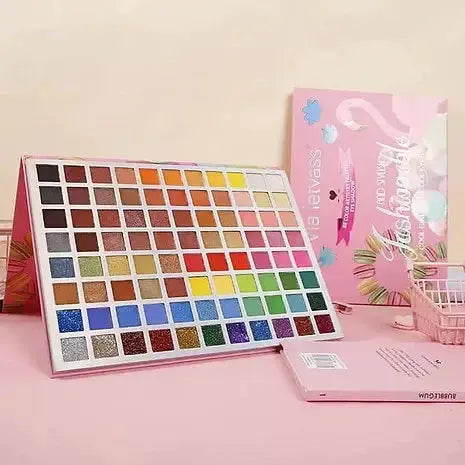 ROSLET 88 color pigmented eyeshadow palette long wearing blendable India