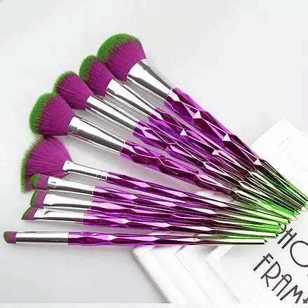 ROSLET affordable 9-piece eyeshadow brush set