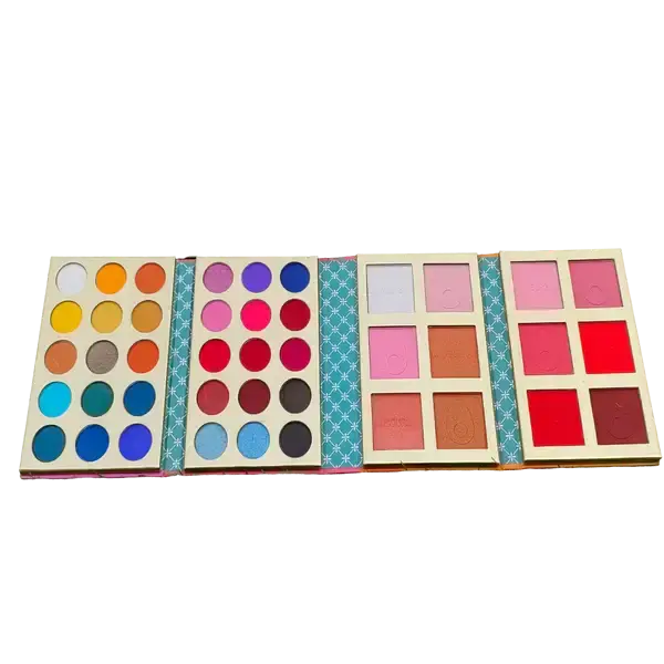 Eyeshadow Palette with Highlighter & Blusher