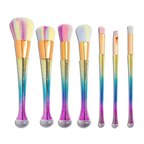 Roslet Makeup brushes multicolor foundation eyeshadow blending brush set (Pack of 7) Roslet