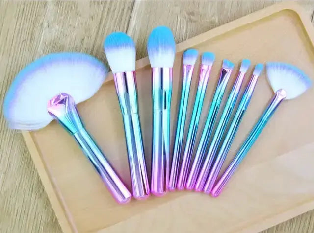 ROSLET Fantasy Face Brushes 9 Pcs Contour Eyeshadow India