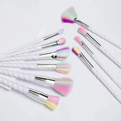ROSLET Stylish Pro Makeup Tools Multi-Color Handles