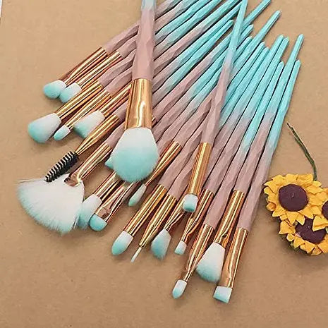 ROSLET Professional Eye Brushes 20 Pcs Unicorn Blending India