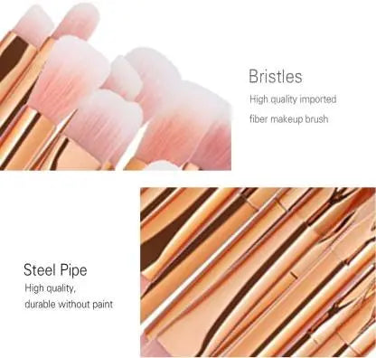 Luxury golden eye makeup brush set for flawless eye makeup looks