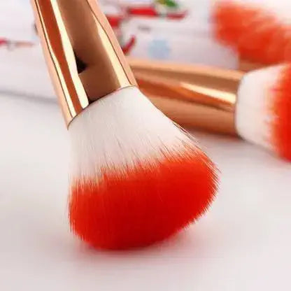 Christmas makeup brushes