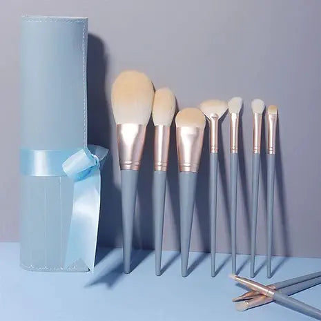 Roslet Makeup Brushes 10 PCs Makeup Brush Set Premium Synthetic Foundation with Bag