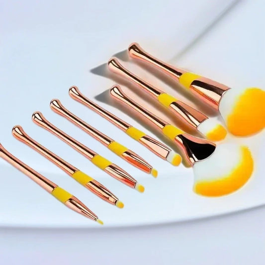 ROSLET natural hair 8-piece makeup brush set India