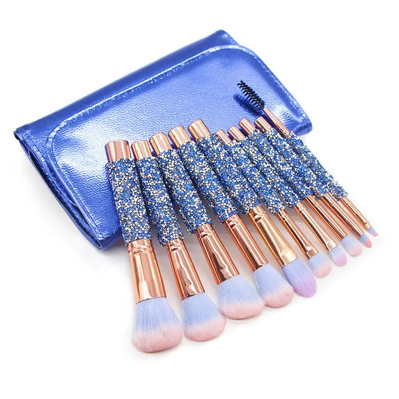 Sophisticated Makeup Tools Elegant Diamond Design