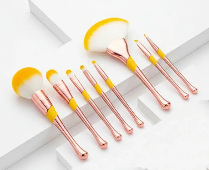 ROSLET natural hair 8-piece makeup brush set 