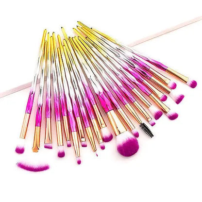 Roslet Eye Blending Brushes Eye Brush Set Best Makeup Brushes 20Pcs Rolset