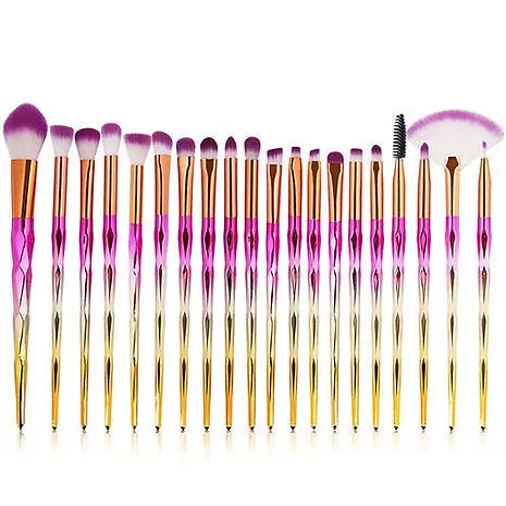 Roslet Eye Blending Brushes Eye Brush Set Best Makeup Brushes 20Pcs Rolset