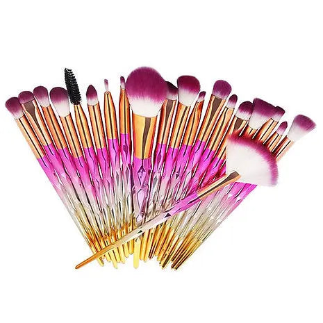 Roslet Eye Blending Brushes Eye Brush Set Best Makeup Brushes 20Pcs Rolset