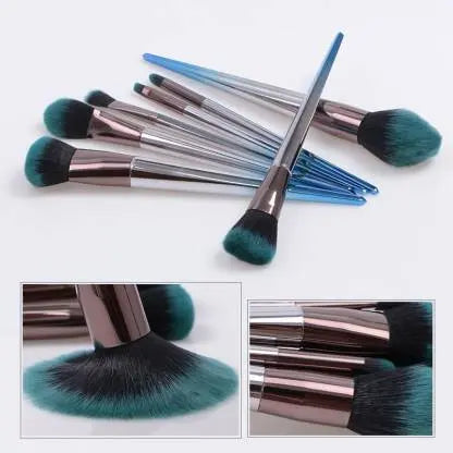 Roslet Face Makeup Brushes 7 Pcs Unicorn Eyeshadow Eyeliner Blending Brushes Rolset