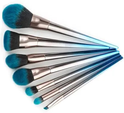 Roslet Face Makeup Brushes 7 Pcs Unicorn Eyeshadow Eyeliner Blending Brushes Rolset