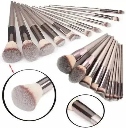 Roslet Professional Makeup Brush Set Premium Synthetic Foundation Powder Brushes 10 pcs Rolset