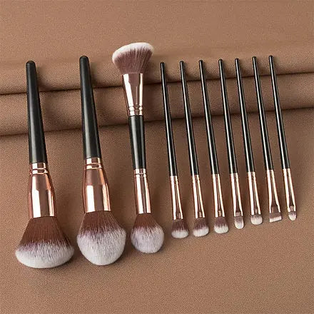 Roslet Soft Makeup Brush, Double Ended Brush for Blending Liquid Powder (Pack of 10) Roslet