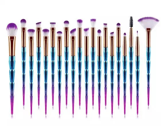 Roslet eye brush set, 20 Pcs unicorn eye brushes concealer eyeshadow brush Roslet