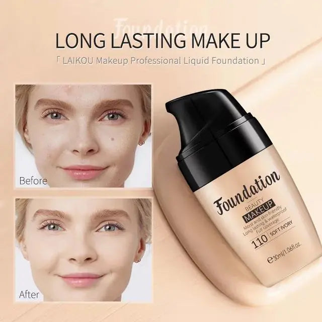 Roslet waterproof foundation long lasting, soft& smooth, moist & skin- friendly Rolset