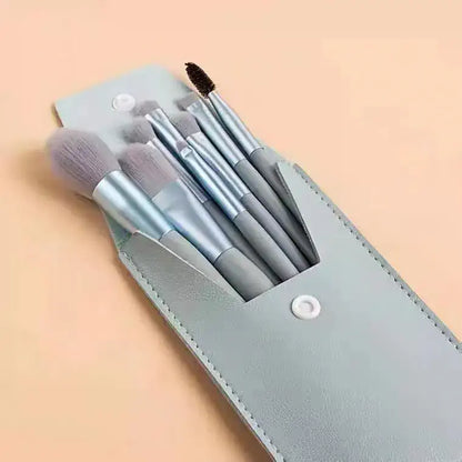 ROSLET face and eye makeup brush set for travel use