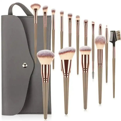 Professional everyday makeup brushes for smooth face and eye makeup looks