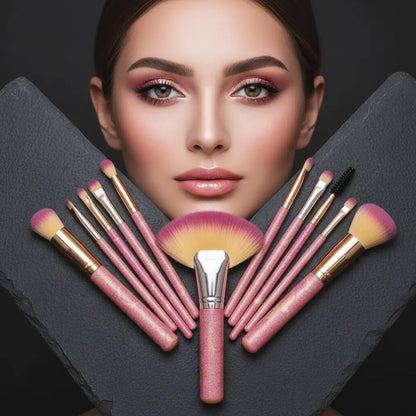 LUXURY BEAUTY Premium Makeup Brush Set