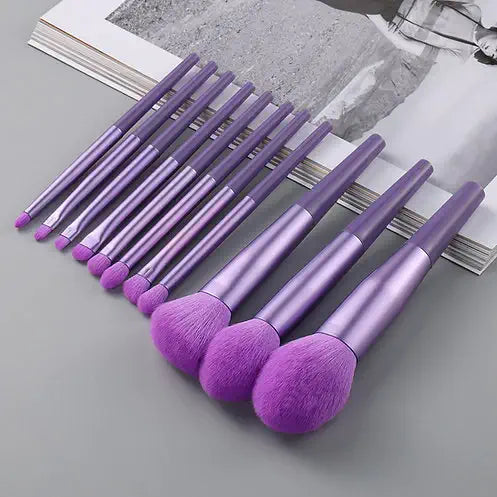 Roslet 11pcs Natural Hair Makeup Brushes set including eyeshadow brushes set