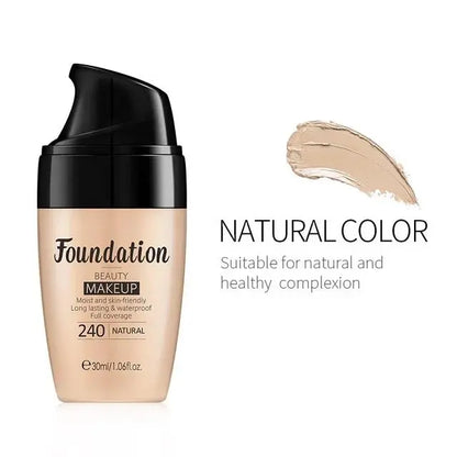 Natural Shade Liquid Foundation for Natural Coverage