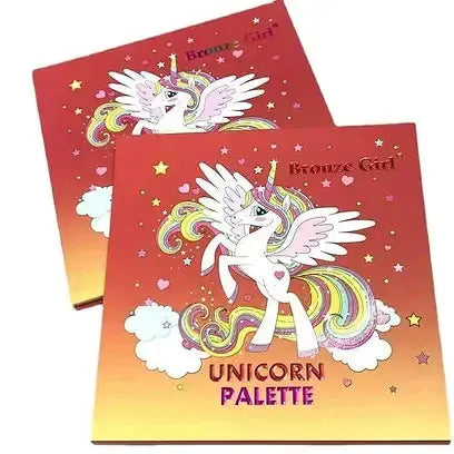 Party eye makeup palette with matte and shimmer shades

