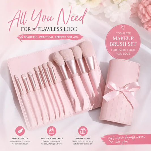 Peach makeup brush collection for flawless everyday makeup looks in India