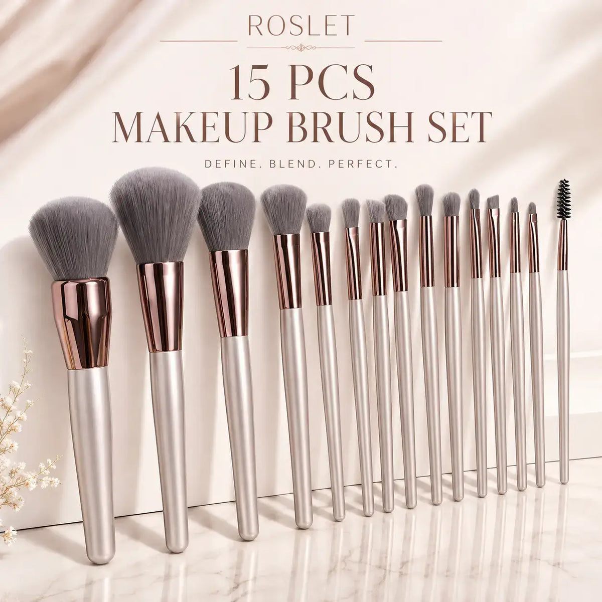 Premium makeup brush set for daily bridal and glam makeup looks