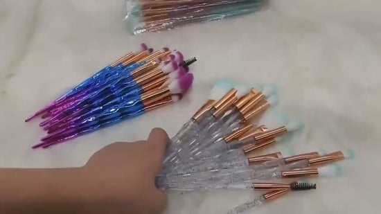 ROSLET 20 pcs soft eye makeup brushes for smooth eyeshadow blending concealer eyeliner and detailed eye makeup in India