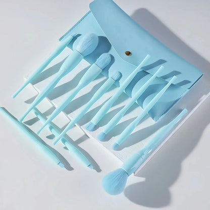 Professional vegan makeup brush set for smooth blending