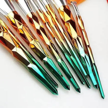 Vibrant ROSLET makeup brush collection for daily makeup application
