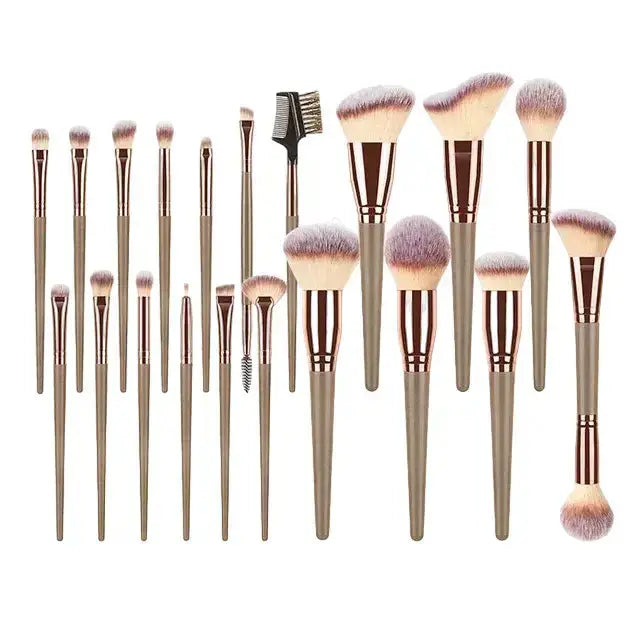 Premium synthetic makeup brushes for beginners and professionals