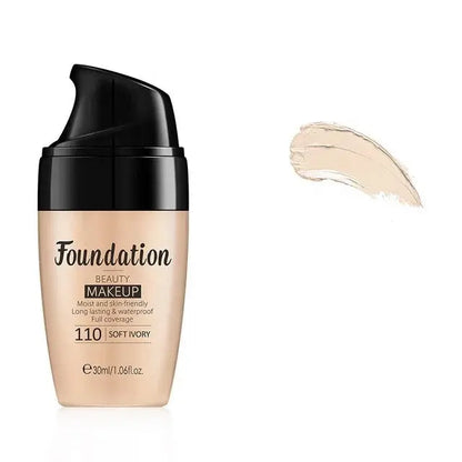 waterproof foundation long lasting, soft& smooth & moist