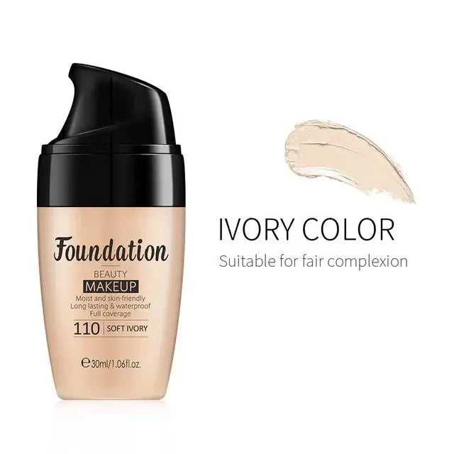 waterproof foundation long lasting, soft& smooth, moist & skin- friendly